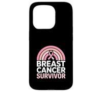 Sensibilisation au Cancer du Sein Survivant du Cancer du Sein Coque pour iPhone 15 Pro