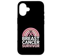 Sensibilisation au Cancer du Sein Survivant du Cancer du Sein Coque pour iPhone 16