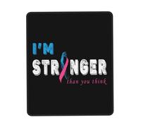 Sensibilisation Au Deuil Périnatal : Je suis Plus Forte Tapis De Souris Gaming Antidérapant Mousepad Lavable Mouse Pad pour Jeu Bureau Voyage 25X30Cm