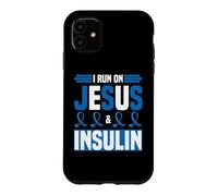 Sensibilisation au diabète de Type 1 2 Mois du pancréas diabétique T1D T2D Coque pour iPhone 11