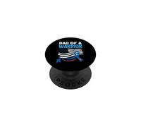 Sensibilisation au diabète de Type 1 T1D Dad of Warrior Type 1 Diabétique PopSockets PopGrip Adhésif