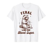 Sensibilisation au diabète Raton Laveur Sauvage comme Mon Sucre sanguin T-Shirt