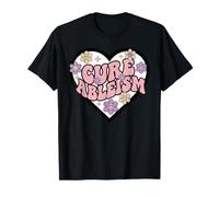 Sensibilisation au Handicap Cure Ableism Invisible Illness T-Shirt
