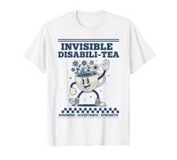 Sensibilisation au Handicap Invisible Disabili Tea Strength T-Shirt