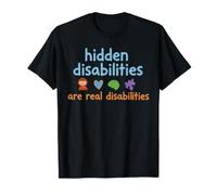 Sensibilisation au Handicap Les handicaps cachés sont réels T-Shirt