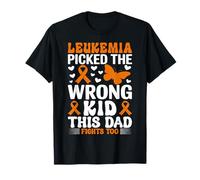 Sensibilisation au Ruban Orange pour Lutter Contre la leucémie Infantile T-Shirt