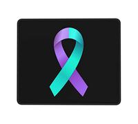 Sensibilisation Au Suicide en Violet Tapis De Souris Durable Tapis Souris Douce Mouse Pad pour Jeux Maison Gamer 25X30Cm