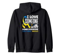 Sensibilisation au Syndrome de Down I Love Someone with Down Syndrome Sweat à Capuche