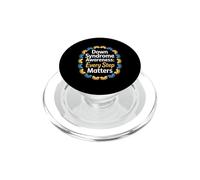 Sensibilisation au Syndrome de Down October Down PopSockets PopGrip pour MagSafe