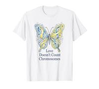 Sensibilisation au Syndrome de Down T21 l'amour ne Compte Pas Les Chromosomes T-Shirt