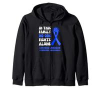 Sensibilisation au Syndrome de Stevens-Johnson Blue Ribbon Hope Family Sweat à Capuche