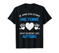 Sensibilisation Autisme Maman Fils Autiste T-Shirt