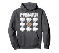 Sensibilisation Autisme Mouton Autiste Enfant Famille Cadeau Sweat à Capuche