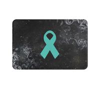 Sensibilisation Aux Agressions Sexuelles Tapis De Bain Anti-Salissures Tapis De Douche Lavable en Machine Paillasson D'Entree pour Extérieur Couloir Porte 40X60Cm