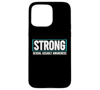 Sensibilisation aux assauts sexuels Coque pour iPhone 15 Pro Max