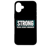 Sensibilisation aux assauts sexuels Coque pour iPhone 16 Plus
