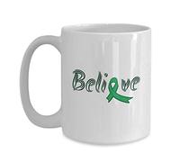 Sensibilisation Aux Lésions Cérébrales Croire Mug À Café Jolis Tasses À Thé Céramique Tasse À Café Pour Espresso Bureau Maison 330Ml