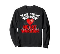 Sensibilisation aux Maladies cardiaques congénitales courageuses Sweatshirt