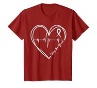 Sensibilisation aux maladies cardiaques HeartBeat CHD Wear Red Heart Health T-Shirt
