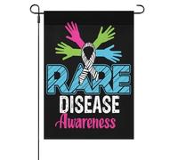 Sensibilisation Aux Maladies Rares Drapeaux Suspendre Drapeaux De Jardin Durable Bannière Pour Clubs Chambres Extérieure 30X45cm