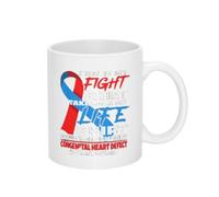 Sensibilisation Aux Malformations Cardiaques Congénitales - Maladies Cardiaques - Guerrier Des Maladies Cardiaques Congénitales Mug Humour Tasse Élégantes Tasses À Thé Pour Maison Cacao 330Ml