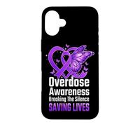 Sensibilisation aux surdoses Briser Le Silence Sauver des Vies Coque pour iPhone 16 Plus