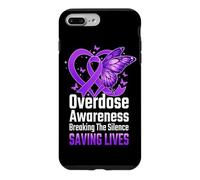 Sensibilisation aux surdoses Briser Le Silence Sauver des Vies Coque pour iPhone 7 Plus/8 Plus