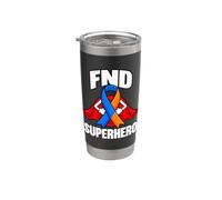 Sensibilisation aux troubles neurologiques fonctionnels des super-héros FND Gobelet isotherme en acier inoxydable double paroi