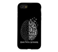 Sensibilisation aux tumeurs cérébrales Grises pour Les survivants du Cancer Coque pour iPhone SE (2020) / 7/8