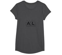 Sensibilisation des sourds : ASL Parle Toujours Fort T-Shirt, Fille, Chiné Foncé, L