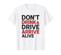 Sensibilisation Motivationnelle à la sécurité du Nouvel an pour Un Avenir Plus sûr T-Shirt
