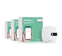 Sensibo Lot de 3 contrôleurs intelligents de climatiseur. Certifié Apple HomeKit. Installation en 60 secondes. Maintient le confort et les fonctionnalités d'économie d'énergie. Compatible avec Google,