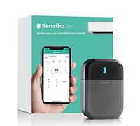 Sensibo Sky -Contrôleur intelligent sans fil pour climatiseur. Installation facile. Confort optimal. Efficacité énergétique. Appli pour contrôle Wifi auto du thermostat. Compatible Google, Alexa, Siri