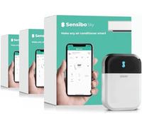 Sensibo Sky Lot de 3 systèmes de climatisation Smart Home - Installation rapide et facile - Maintient le confort avec l'application écoénergétique - Marche/arrêt automatique. Wifi, Google, Alexa et