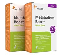 Sensilab Metabolism Boost - Iode, Vitamines C et D3, 60 Gélules | Formule Améliorée, l'Iode contribue à un Métabolisme Énergétique Normal, Cure de 60 Jours