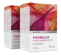 Sensilab Thyrolux - Thyroïde, L-Tyrosine et Iode, 120 Gélules | Sélénium, Magnésium, Basilic Sacré, Schisandra, Zinc, l'Iode contribue à une Fonction Thyroïdienne Normale