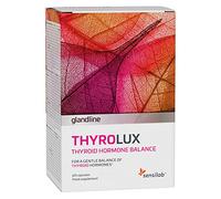 Sensilab Thyrolux - Thyroïde, L-Tyrosine et Iode, 60 Gélules | Sélénium, Magnésium, Basilic Sacré, Schisandra, Zinc, l'Iode contribue à une Fonction Thyroïdienne Normale
