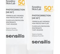 Sensilis Photocorrection [AR 50+] Fluide Raffermissant Anti-Rougeurs SPF50+ 2x40 ml