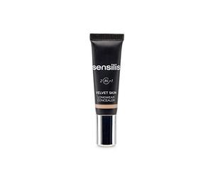 Sensilis - Velvet Skin Concealer, Correcteur et Remplisseur Liquide à Haute Couvrance et Longue Tenue, avec Acide Hyaluronique, Estompe les Rides et Réduit les Imperfections, Teinte 02 Beige - 7 ml