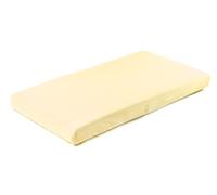 SENSILLO - Drap Housse 120x60 cm - Drap de lit en Jersey de Coton - Drap Housse Extensible, pour Berceau, avec élastique, Facile à Enfiler, Universel pour Filles, garçons - Jaune