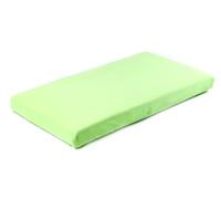 SENSILLO - Drap-Housse 120x60 cm - Drap en Jersey de Coton - Drap-Housse Extensible pour Le lit de bébé, avec élastique, Facile à Enfiler, Universel pour Filles, garçons - Vert