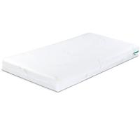 Sensillo Luxe Matelas Bébé 60x120 cm - Matelas Mousse 11 cm, H3 Dur - avec Fibres de Noix de Coco - Double Face - Housse avec Aloe Vera, Amovible et Lavable - pour Lit Bébé