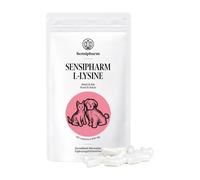 Sensipharm® L-Lysine Chat & Chien 670 MG - Défenses Naturelles - 100 Gél. | Pour les défenses naturelles et la récupération, surtout pour le chat aux yeux larmoyants ou au nez qui coule, sur la ration