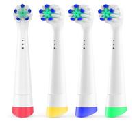 Sensitive Gum Care Têtes de brosse de rechange compatibles avec Oral-B iO | Lot de 4 recharges de têtes de brosse à dents électrique Braun Oral B iO 2/3/4/5/6/7/8/9/10/My Way - Poils doux pour un soin