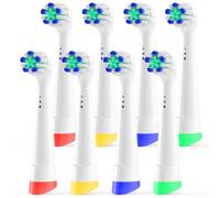 Sensitive Gum Care Têtes de brosse de rechange compatibles avec Oral-B iO | Lot de 8 recharges de têtes de brosse à dents électrique Braun Oral B iO 2/3/4/5/6/7/8/9/10/My Way - Poils doux pour un soin