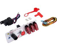 Sensitive Toggle Switch Panel, allumage 5 en 1 12 V pour voiture de course professionnelle véhicule DIY