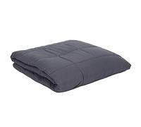 SENSLY Couverture pondérée TX9158 7 kg microbilles de verre 5 couches 150x200 cm Gris Antistress