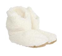 SENSLY - PA9416 Chaussons Sherpa Bottes Femme à Enfiler - Style Moderne - Confort Optimal - Conçu pour Toutes Occasions - Taille 37 EU - Couleur Crème