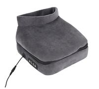 SENSLY, SB0005, Masseur Shiatsu Multiposition Noir Gris Foncé, Relaxation et Détente Optimales, Intensité Personnalisable, Modes Saccadé ou Continu, Lumière Relaxante, Utilisation Polyvalente