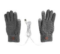 SENSLY - SB0040 Gants Chauffants USB - Matériau de Haute Qualité - Technologie de Chauffage Avancée - Polyvalence pour Activités Extérieures - Couleur Gris Noir